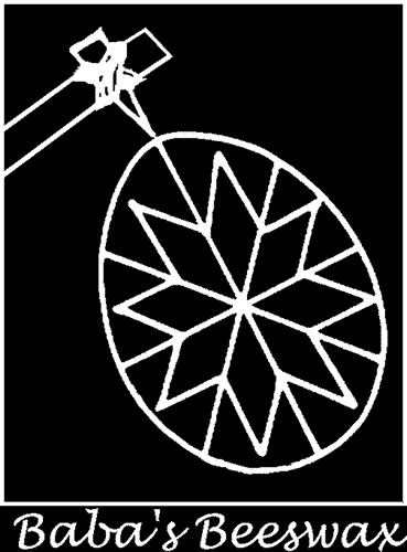 Baba's Beeswax logo design by Joan Brander